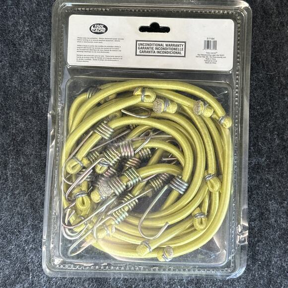 New Sealed 12pc Shock Cord Bungee Set 12" 18" 24" 36" Each x 2 Heavy Duty - Picture 2 of 6